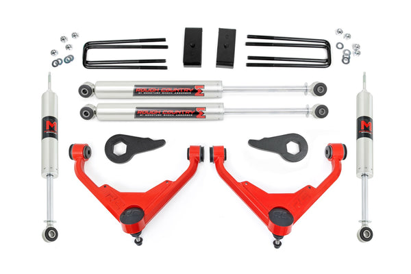 Rough Country - 3 Inch Lift Kit - FT Code - M1 - Chevy/GMC Sierra/Silverado 2500 HD Suburban/Yukon XL 2500 (01-10)