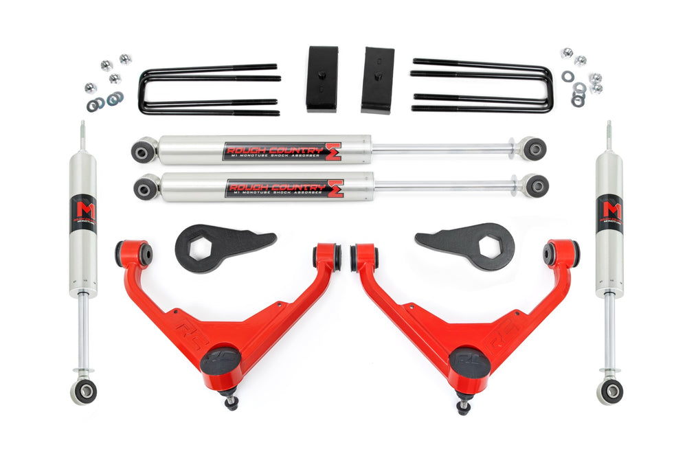 Rough Country - 3 Inch Lift Kit - M1 - FK/FF - Chevy/GMC Sierra/Silverado 2500 HD Suburban/Yukon XL 2500 (01-10)