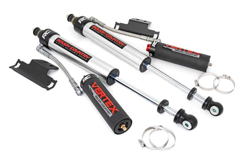 Rough Country - Vertex 2.5 Adjustable Rear Shocks - 6-7
