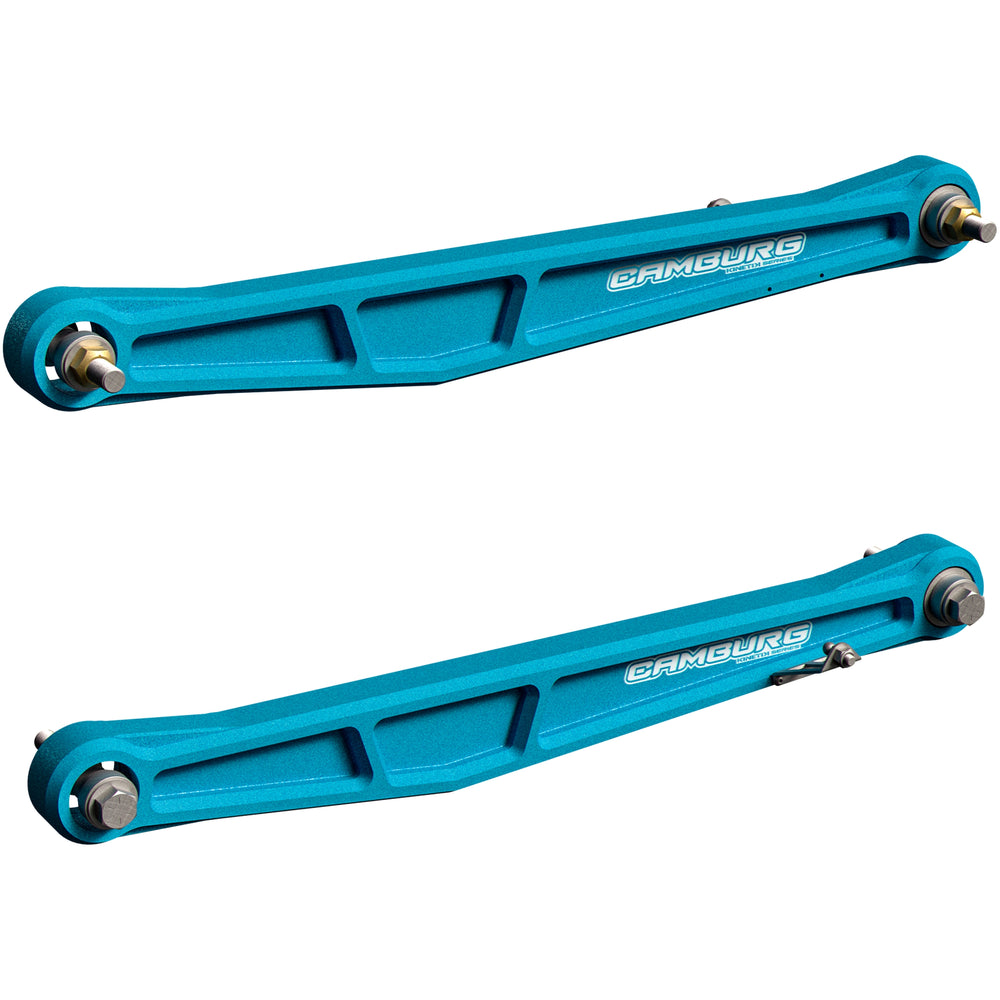 Camburg Engineering 2024-2025 Ford Ranger Raptor KINETIK Series Rear Billet Trailing Arm Kit - Blue