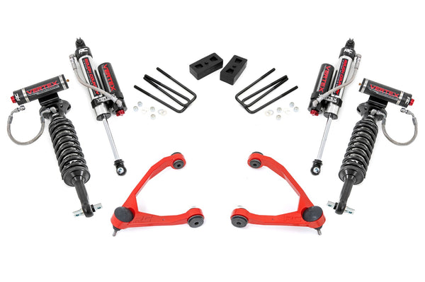 Rough Country - 3.5" Lift Kit - Forged UCA - Cast Steel - Vertex - Chevy/GMC 1500 (07-13)