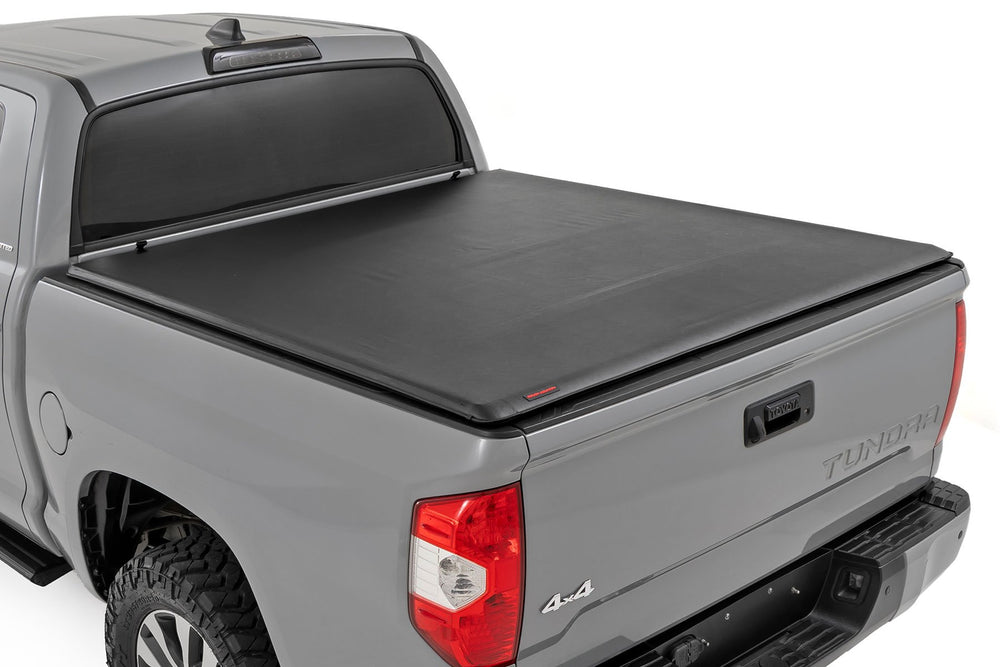 Rough Country - Soft Roll Up Bed Cover - 6'7 Bed - Toyota Tundra 2WD/4WD (2007-2021)