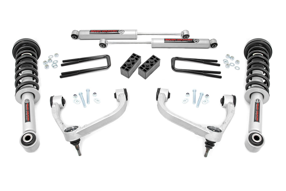 Rough Country - 3 Inch Lift Kit - N3 Struts - Ford F-150 4WD (2009-2013)