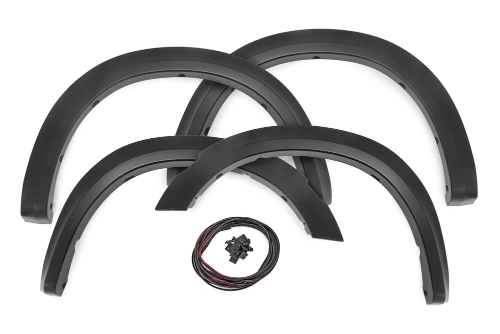 Rough Country - Fender Flares - Sport - PXQ Black Metallic - Ram 1500 2WD/4WD (2010-2018 & Classic)