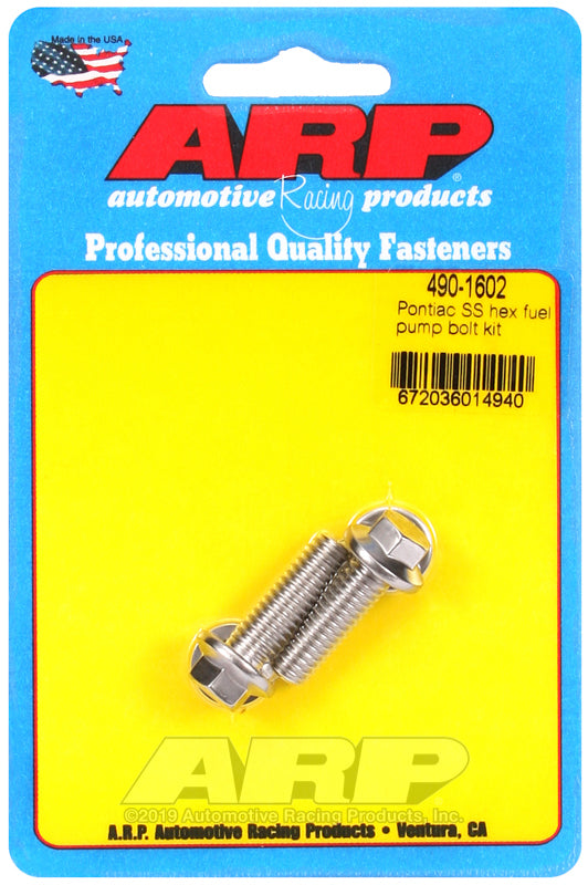 ARP Pontiac SS Hex Fuel Pump Bolt Kit