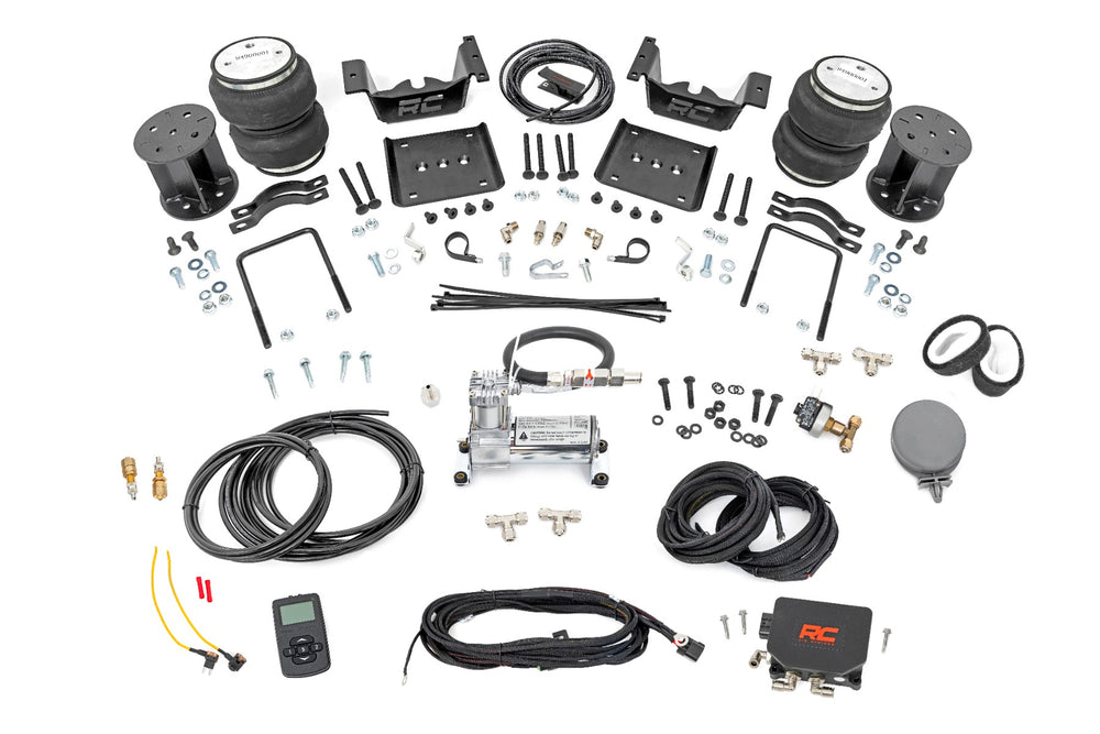 Rough Country - Air Spring Kit w/compressor - Wireless Controller - 5 Inch Lift Kit - Chevy/GMC 1500 (07-18)