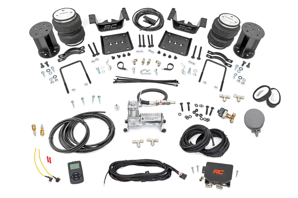 Rough Country - Air Spring Kit w/compressor - Wireless Controller - 6-7.5 Inch Lift Kit - Chevy/GMC 1500 (07-18)