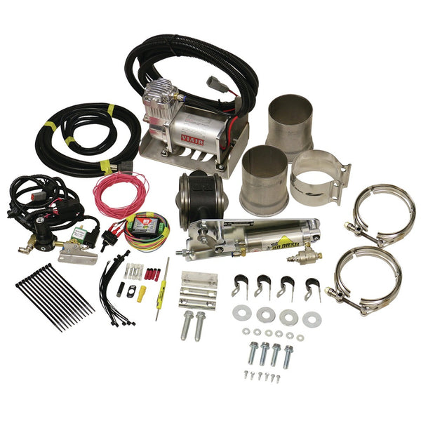 BD Diesel Exhaust Brake - Universal 4.0-Inch c/w Air Compressor - 1028140
