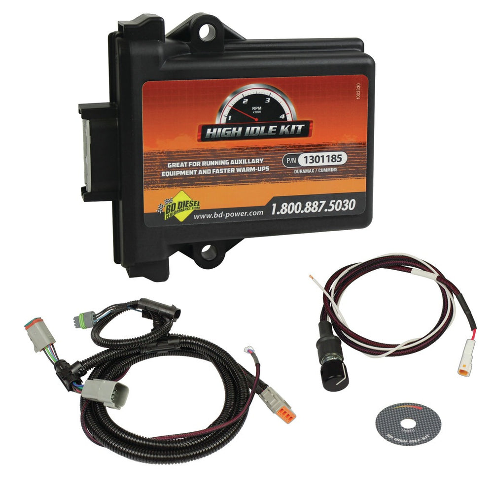 BD Diesel High Idle Kit - Dodge 5.9L 1998.5-2002 24-valve / 2003-2004 CR w/Bell Crank APPS - 1036620