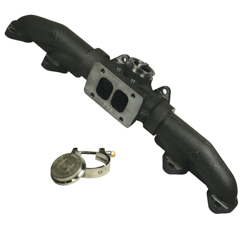 BD Diesel BD Cummins 20-degree Wastegated T6 Exhaust Manifold Dodge 1998.5-2007 5.9L - 1045996-T6