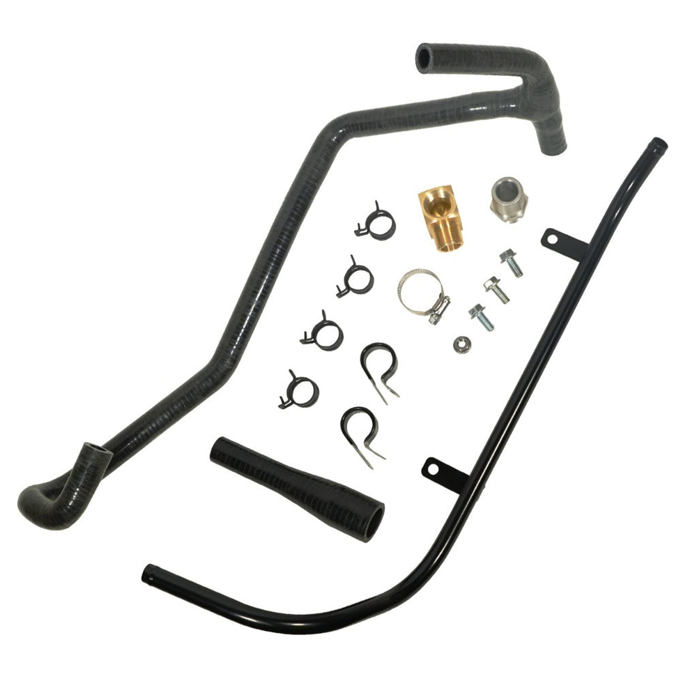 BD Diesel Coolant Tube Relocation Kit, Howler Turbo - Dodge Automatic 2003-2005 5.9L - 1047137