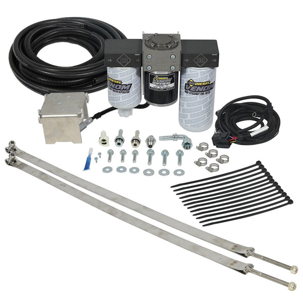 BD Diesel BD Venom Cummins Fuel Lift Pump c/w Filter & Separator - Dodge 5.9L 1998.5-2002 - 1050332