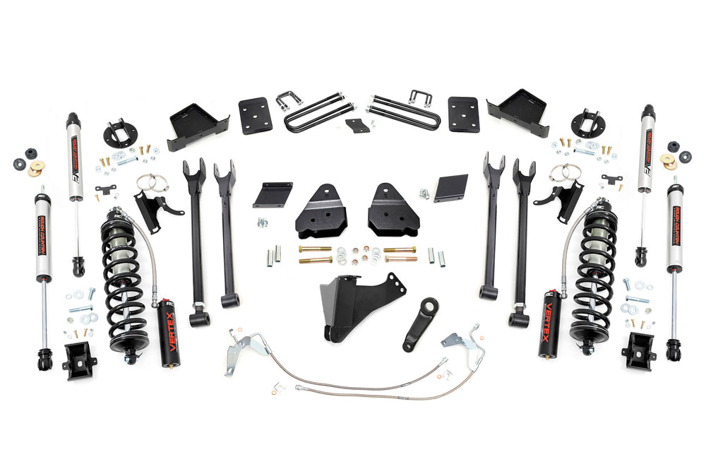 Rough Country - 6 Inch Lift Kit - 4 Link - OVLD - C/O V2 - Ford F-250 Super Duty (15-16)