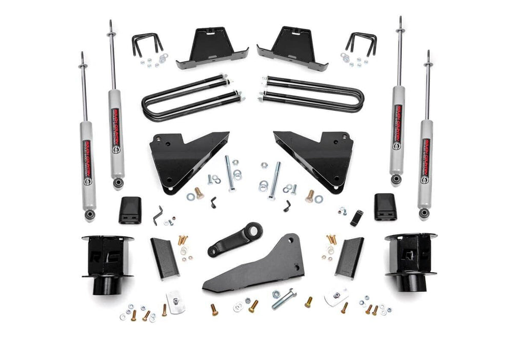 Rough Country - 5 Inch Lift Kit - Radius Arm Drop - SRW - Ram 3500 4WD (2013-2015)