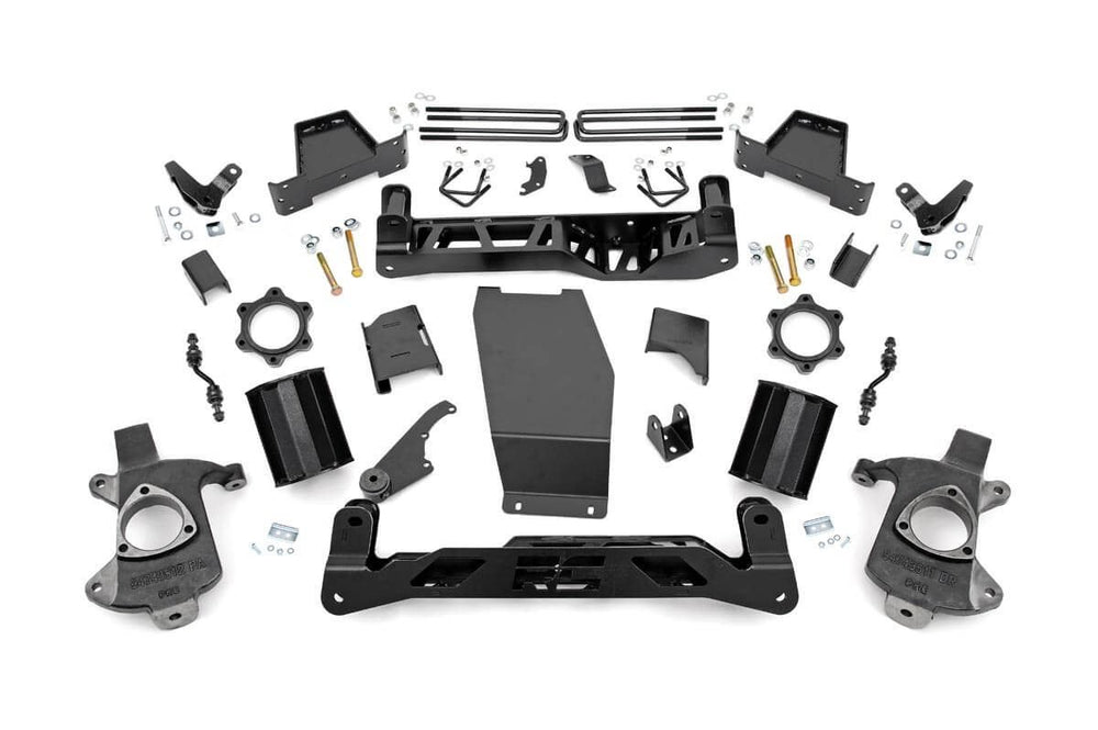 Rough Country - 7 Inch Lift Kit - Magneride - Alum - GMC Sierra 1500 Denali 4WD (2014-2016)