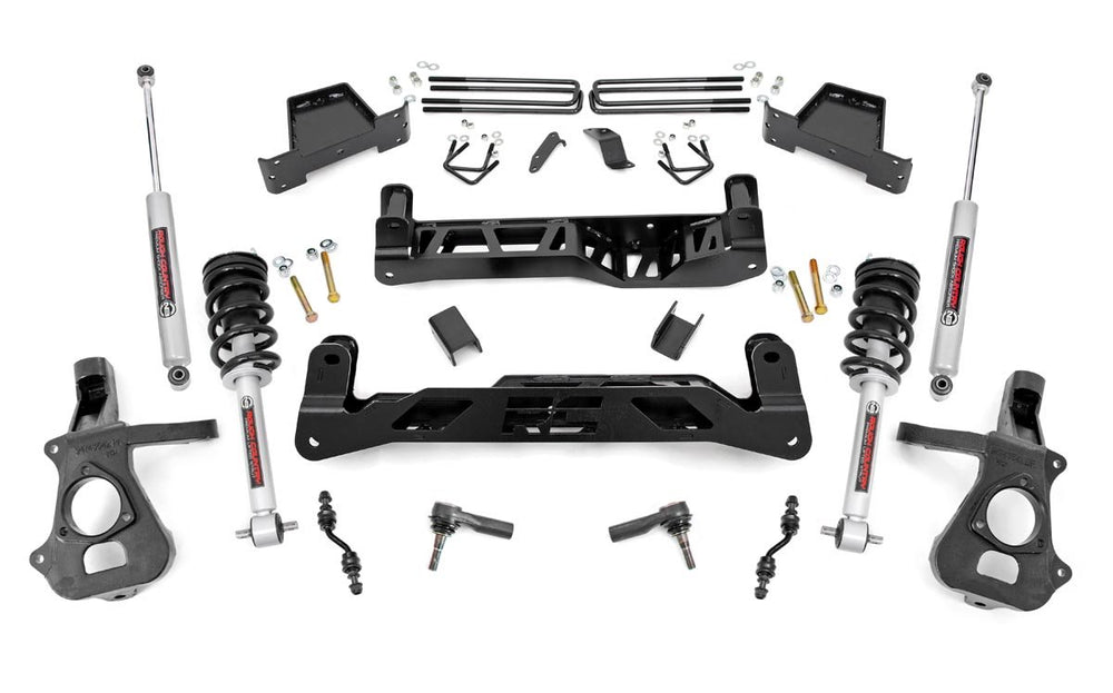 Rough Country - 7 Inch Lift Kit - Alu/Stamp Steel - N3 Strut - Chevy/GMC 1500 (14-18 & Classic)