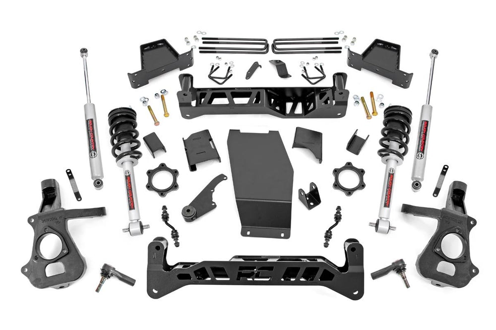 Rough Country - 7 Inch Lift Kit - Alum/Stamp Steel - FR N3 - Chevy/GMC 1500 (14-18 & Classic)