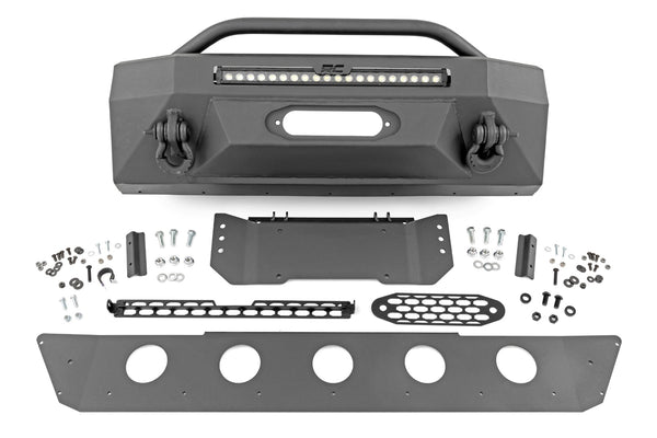 Rough Country - Front Bumper - Hybrid - 20" Blk LED - Toyota 4Runner 2WD/4WD (2014-2024)