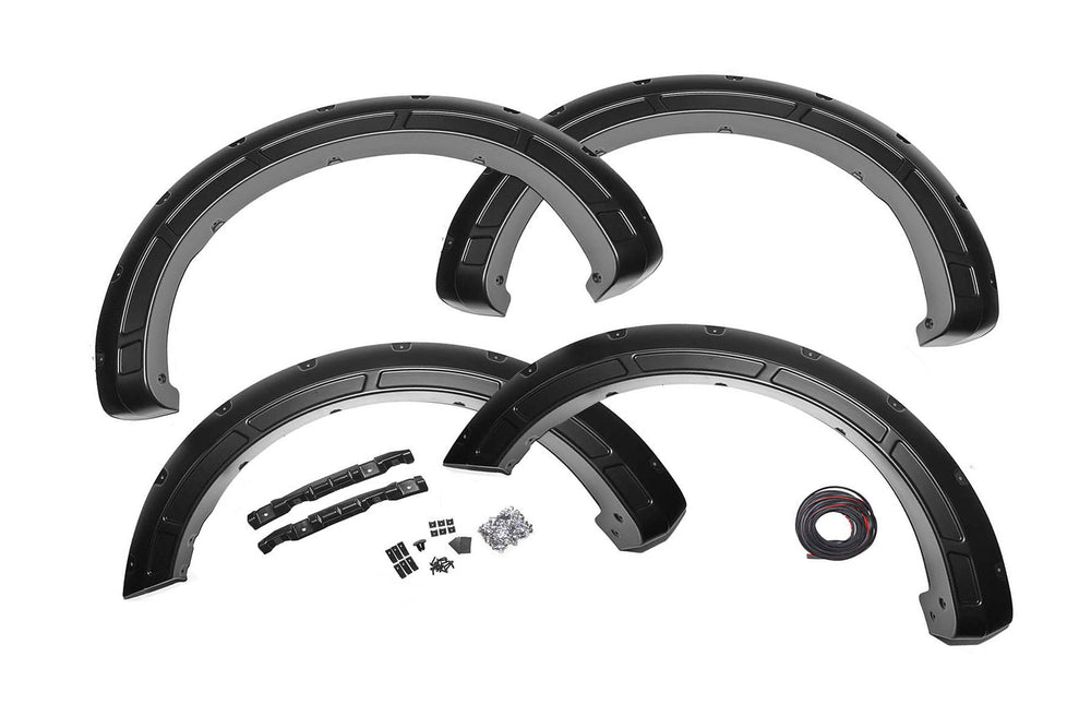 Rough Country - Fender Flares - Defender - PQ Race Red - Ford F-150 2WD/4WD (2015-2020)