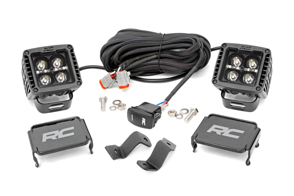 Rough Country - LED Light Pair - Ditch Mount - 2