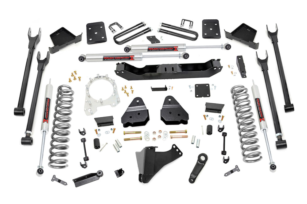 Rough Country - 6 Inch Lift Kit - Diesel - 4 Link - M1 - Ford F-250/F-350 Super Duty (17-22)
