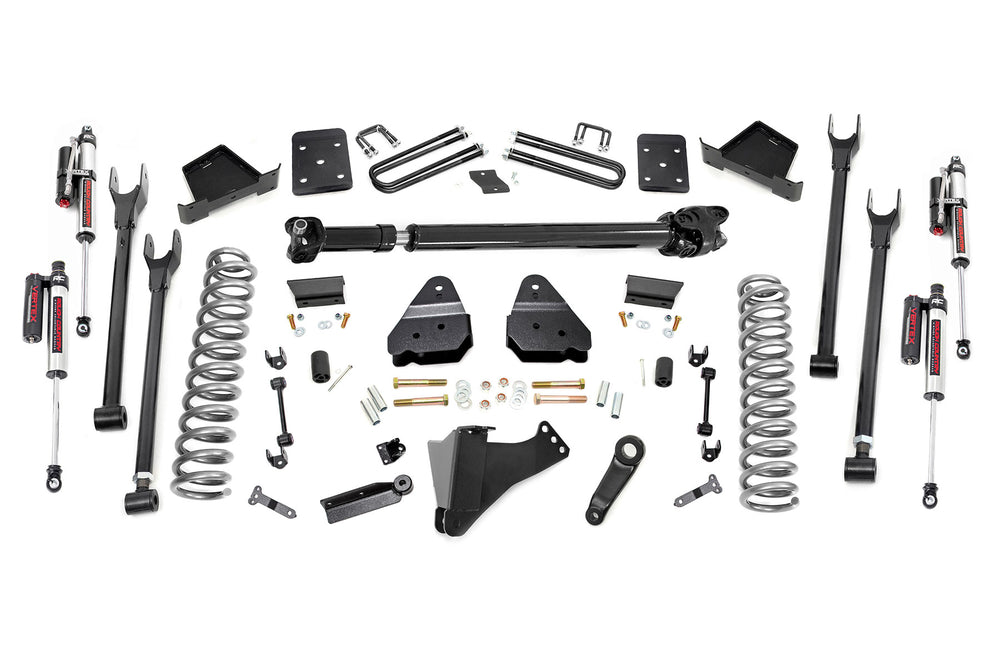Rough Country - 6 Inch Lift Kit - 4-Link - D/S - Vertex - Ford F-250/F-350 Super Duty (17-22)