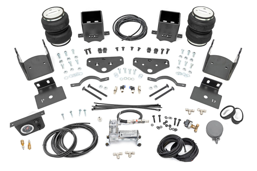 Rough Country - Air Spring Kit w/compressor - Ford F-250/F-350 Super Duty 4WD (2017-2022)