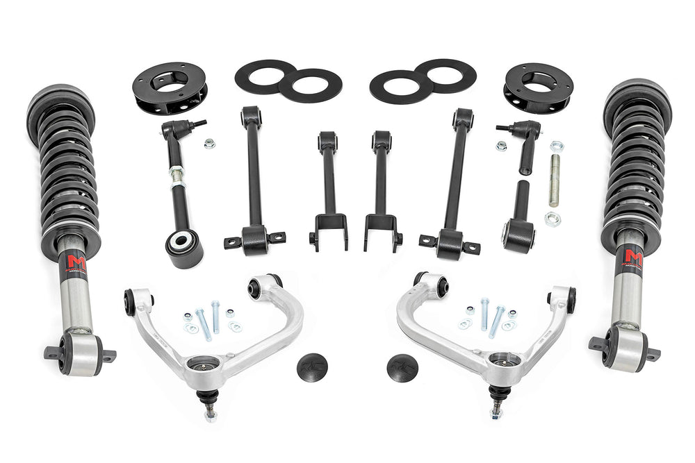 Rough Country - 3 Inch Lift Kit - UCA - M1 Struts - Ford Expedition 4WD (2018-2024)