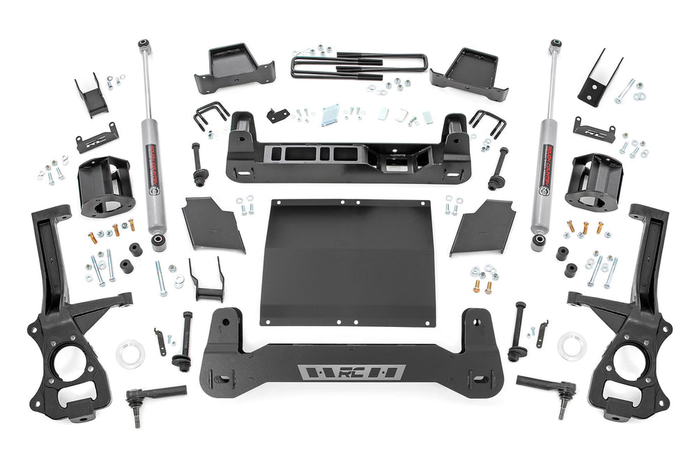Rough Country - 4 Inch Lift Kit - Diesel - Chevy/GMC Sierra 1500 (19-24)/Silverado 1500 (19-24)
