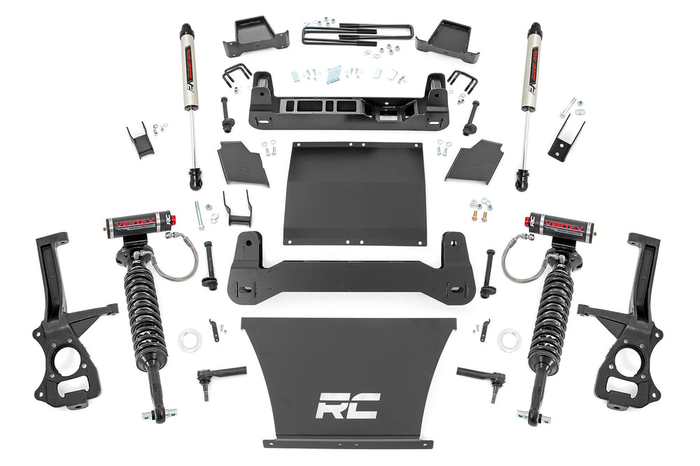 Rough Country - 4 Inch Lift Kit - AT4/Trailboss - Vertex/V2 - Chevy/GMC Sierra 1500 (19-24)/Silverado 1500 (19-24)
