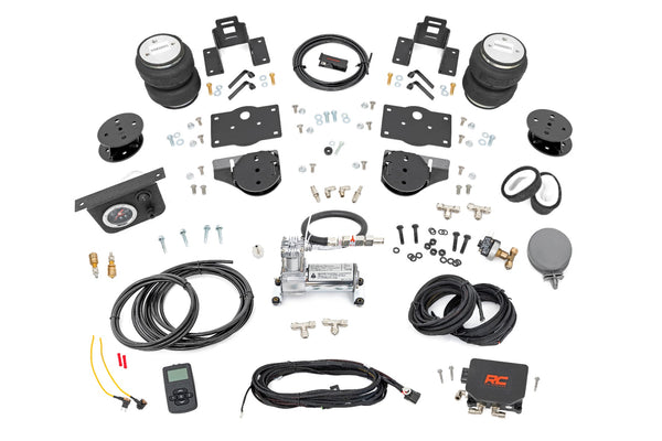 Rough Country - Air Spring Kit w/compressor - Wireless Controller - 4 Inch Lift Kit - Ram 1500 (19-25)