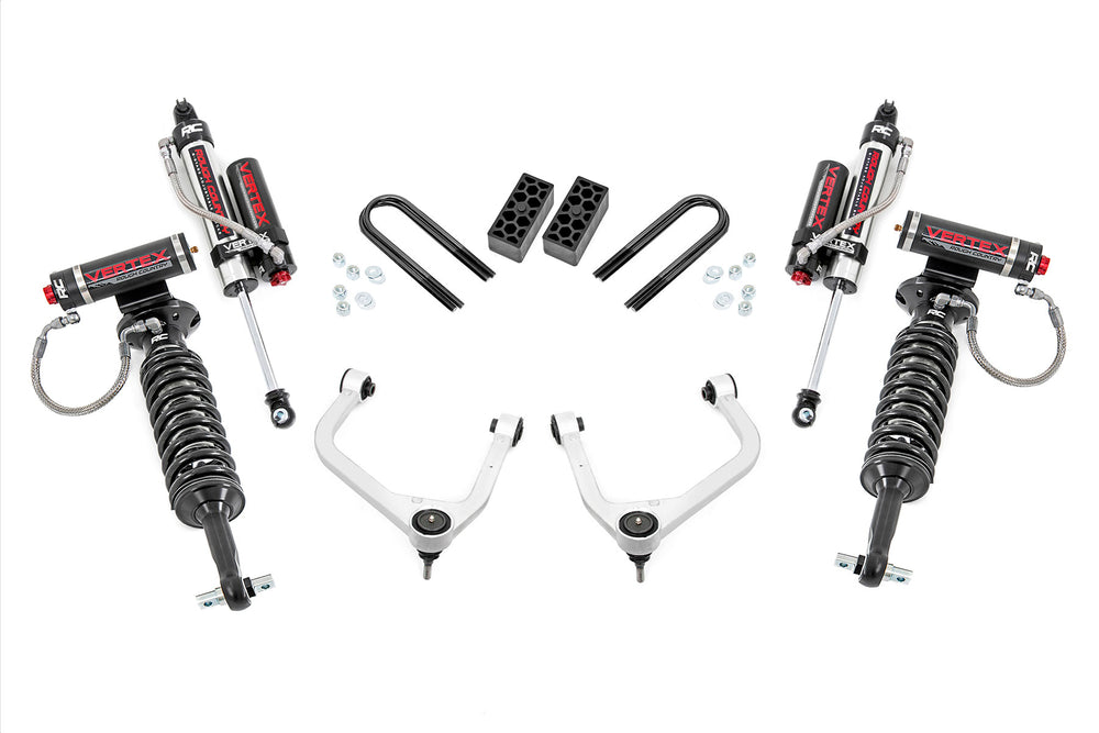 Rough Country - 3.5 Inch Lift Kit - Vertex - Rear Mono Leaf - Chevy Silverado 1500 (22-24)