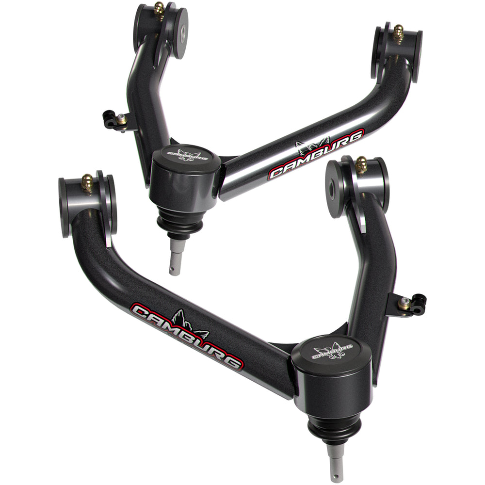 Camburg Engineering 2014-2018 Chevy/GMC Silverado/Sierra 1500 2WD/4WD | 2015-2020 Chevy/GMC Tahoe/Yukon Performance X-Joint XL Upper Control Arm Kit Large Taper