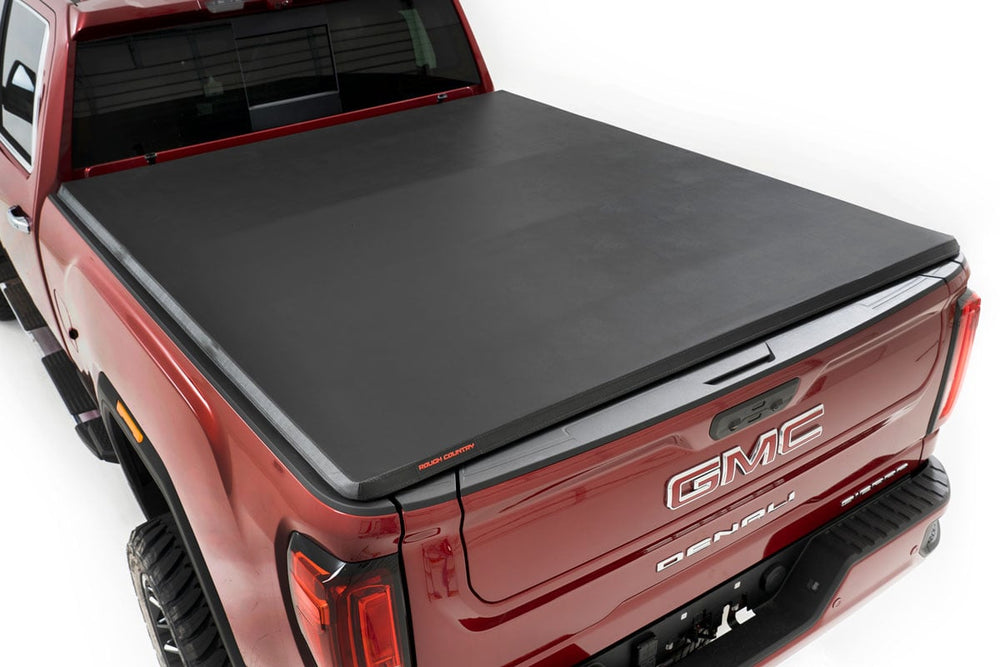 Rough Country - Soft Tri-Fold Bed Cover - 6'9