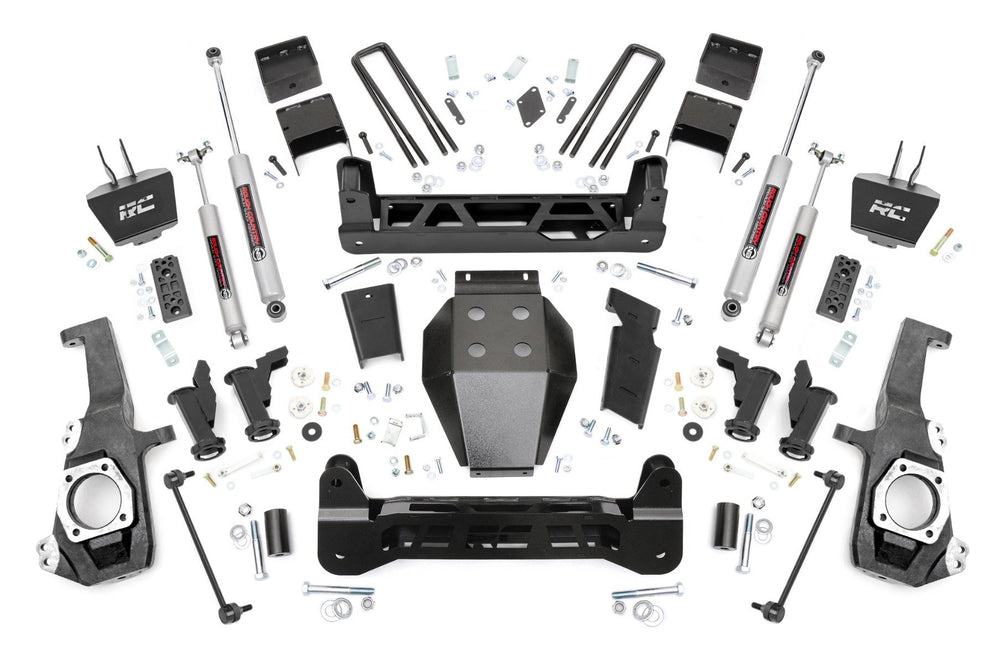 Rough Country - 5 Inch Lift Kit - Torsion Drop - Chevy/GMC 2500HD/3500HD (20-25)