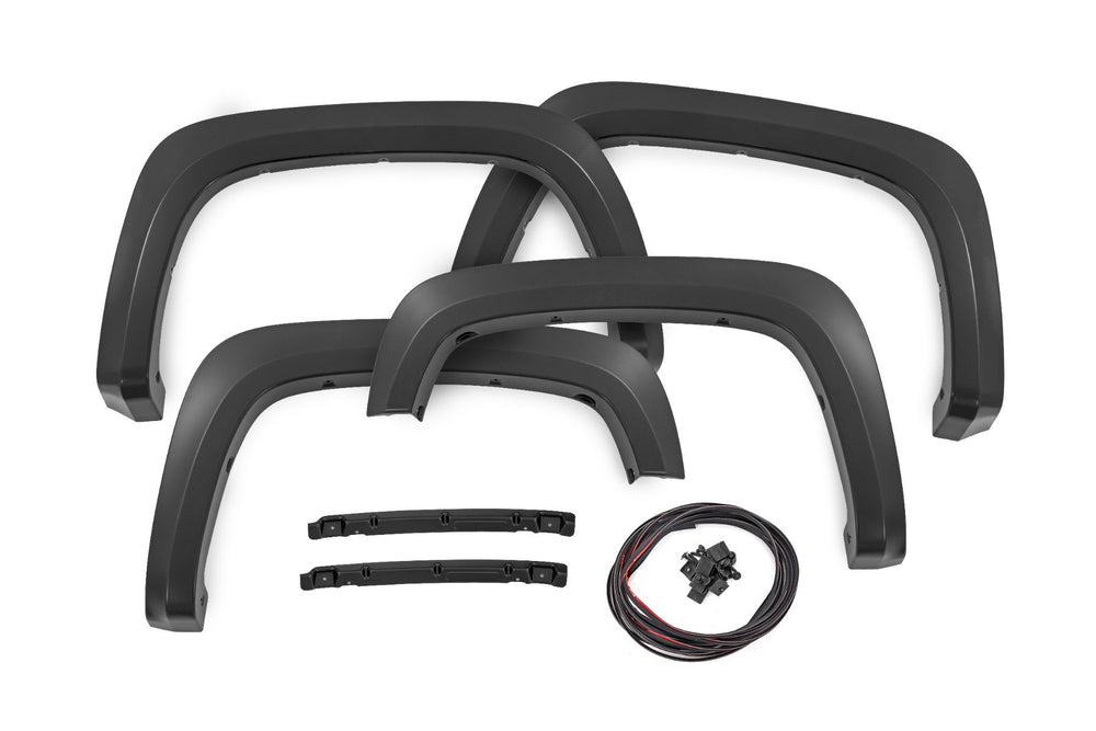 Rough Country - Fender Flares - Sport - GBA Black - Chevy Silverado 2500 HD/3500 HD (20-25)