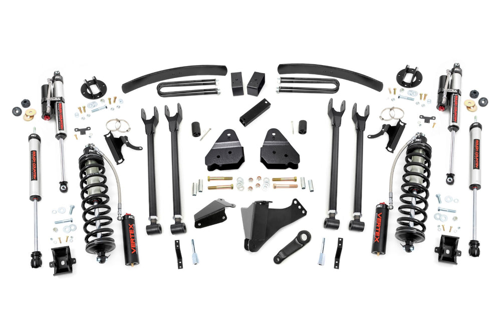 Rough Country - 6 Inch Lift Kit - Gas - 4 Link - No OVLDS - C/O Vertex - Ford F-250/F-350 Super Duty (05-07)