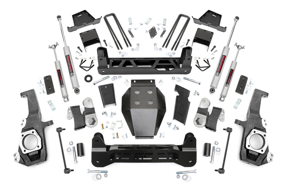 Rough Country - 7 Inch Lift Kit - NTD - Chevy/GMC 2500HD/3500HD 4WD (20-25)