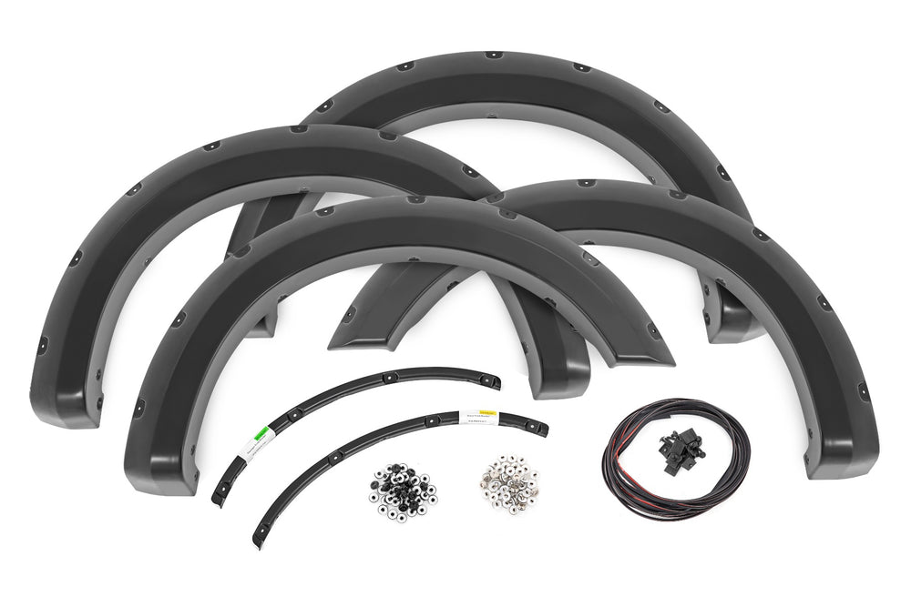 Rough Country - Pocket Fender Flares - HX Antimatter Blue - Ford F-250/F-350 Super Duty (23-25)