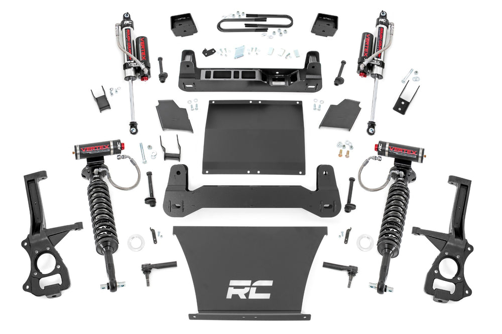 Rough Country - 6 Inch Lift Kit - Mono Leaf Rear - Vertex - Chevy Silverado 1500 4WD (22-24)