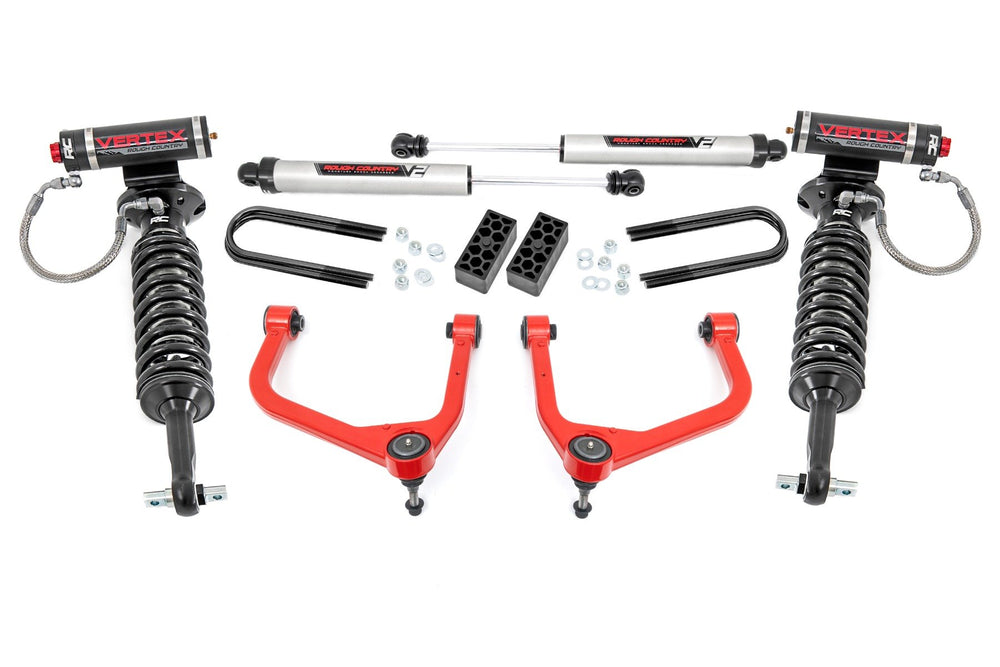 Rough Country - 3.5 Inch Lift Kit - Vertex/V2 - Chevy Silverado 1500 2WD/4WD (2025)