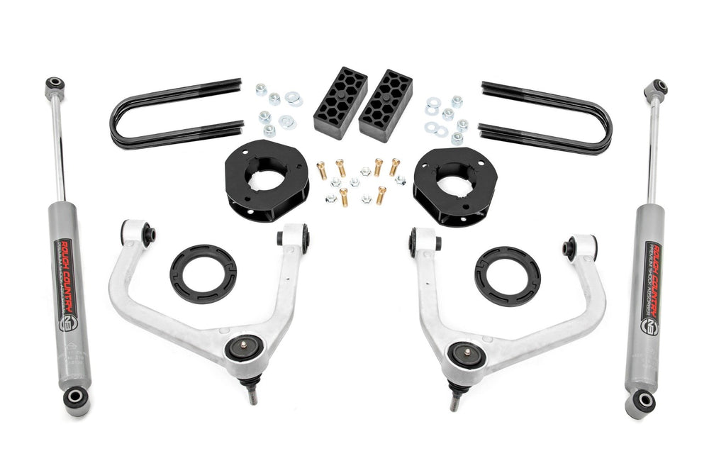 Rough Country - 3.5 Inch Lift Kit - Chevy Silverado 1500 2WD/4WD (2025)