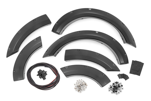 Rough Country - Pocket Fender Flares - M7 Carbonized Gray - Ford Bronco Sport 4WD (2021-2025)