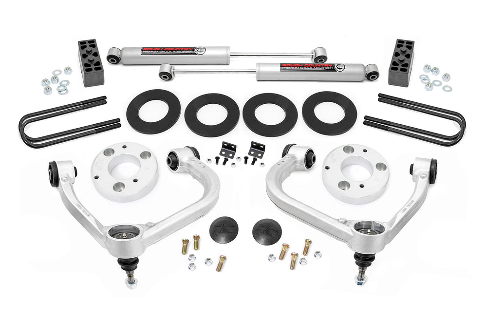 Rough Country - 3 Inch Lift Kit - Forged UCA - Ford F-150 4WD (2021-2025)