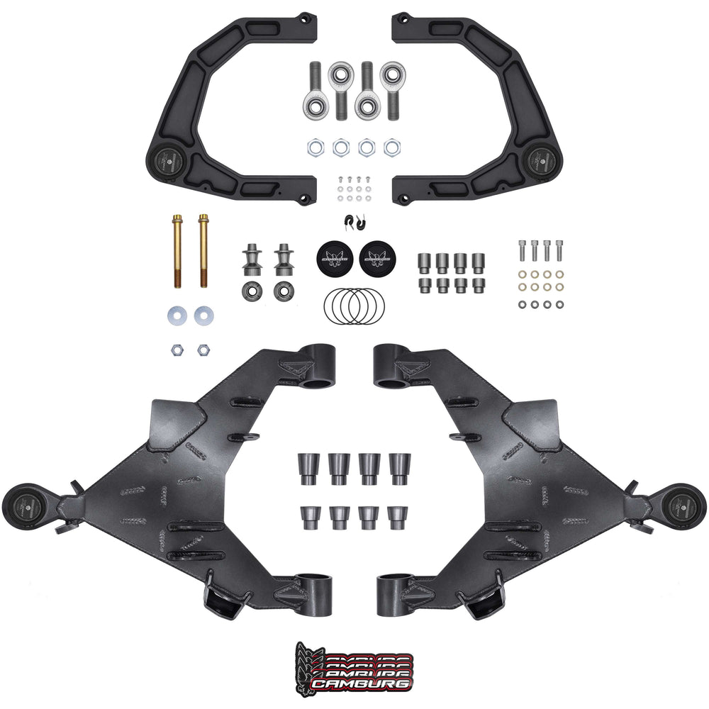 Camburg Engineering 2WD/4WD 2022-2025 Toyota Tundra Gray KINETIK Uniball Trail Series Long Travel Kit CAM-310217-K-GRY