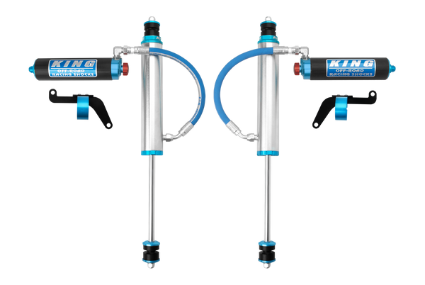 King Shocks - FRONT 2.5 DIA. SHOCK, REMOTE 2.5 W/FIN RES. FOR 0-2.0" LIFTS W/ ADJUSTER - 25001-185A