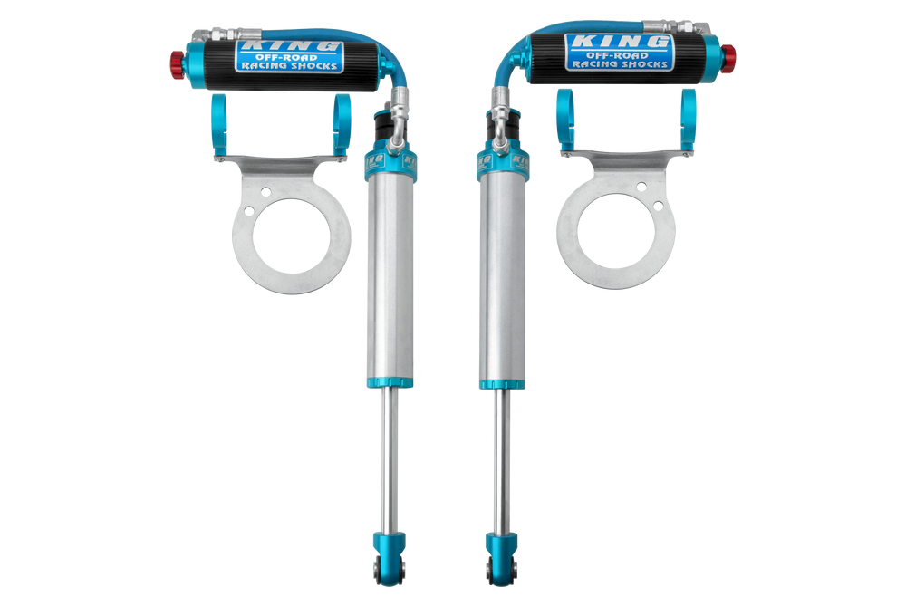 King Shocks - FRONT 2.5 DIA. PIGGY HOSE SHOCK W/ ADJUSTER, USED WITH LEVELING KITS - 25001-412A