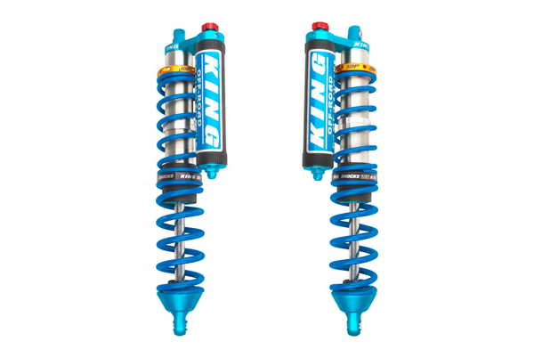 King Shocks - REAR 2.5 INTERNAL BYPASS PIGGYBACK COILOVER W/FINNED RESERVOIR W/ADJUSTER - 25700-348AF