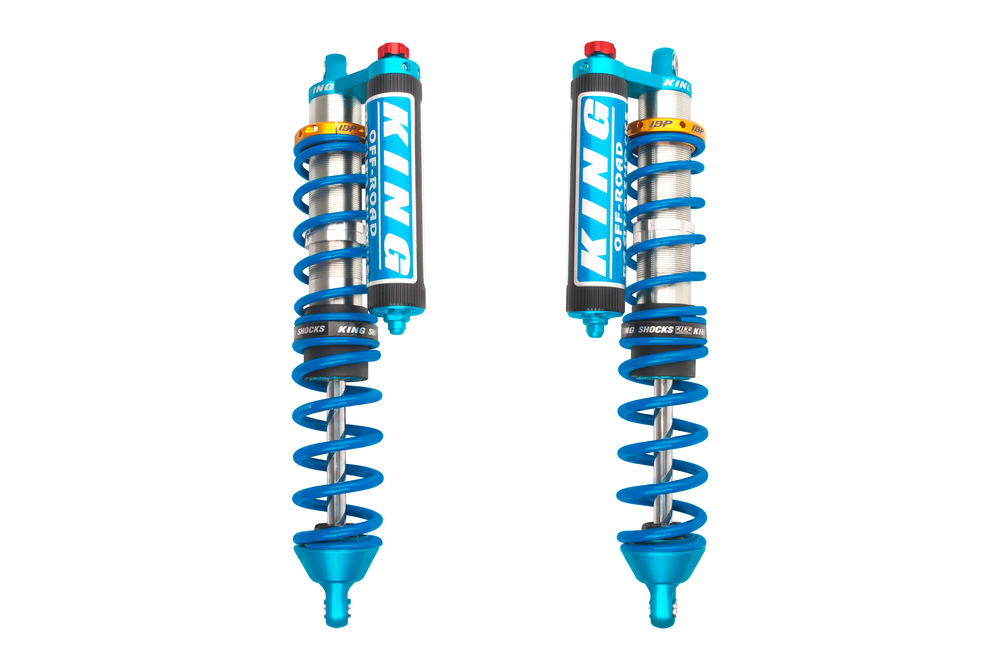 King Shocks - REAR 2.5 INTERNAL BYPASS PIGGYBACK COILOVER W/FINNED RESERVOIR W/ADJUSTER - 25700-348AF