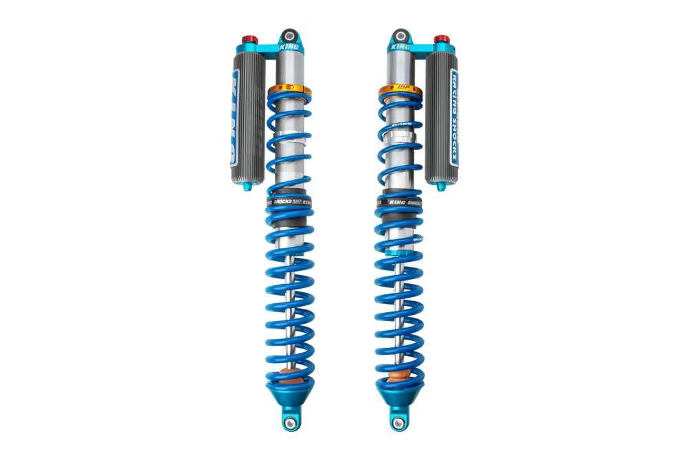 King Shocks - FRONT 2.5 INTERNAL BYPASS PIGGYBACK COILOVER W/FINNED RESERVOIR W/ADJUSTER (REQUIRES CUTTING) - 25700-353A